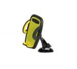 Mobile holder 360 Degree installed in the glass or the dashboard for easy and safe talking and driving - B27 - Green