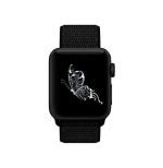 Bracelet Nylon 42mm For Apple Watch Reflector black Color - Image 2