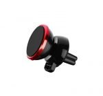 Car Magnet Mobile holder 360 Rotating installed on the air conditioning slot compatible with all Mobile - B31 - Red - Image 5