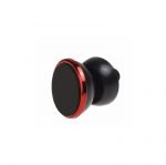 Car Magnet Mobile holder 360 Rotating installed on the air conditioning slot compatible with all Mobile - B31 - Red - Image 3