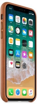 Apple Cover Protect For iPhone X , leather , Brown,MQTA2ZM/A - Image 2