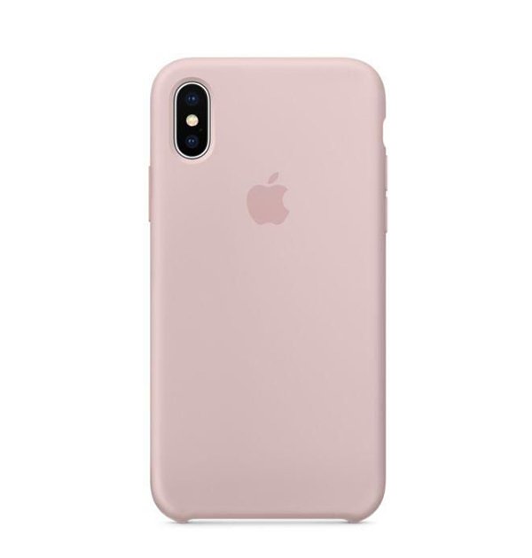 item_XXL_32407504_118757297 Apple IPhone X Silicone Case - Pink - Image 1