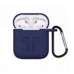 جراب لسماعة ابل اير بودز بشنكل لون كحلي