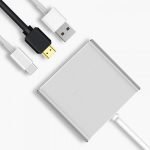 USB-C to HDMI Adapter 4K with USB 3.0 Port and USB C Charging Port Compatible for MacBook - HC-04B - Image 2