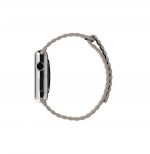 Bracelet Magnetic Leather 42mm For Apple Watch Gray Color - Image 4
