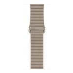Bracelet Magnetic Leather 42mm For Apple Watch Gray Color - Image 2