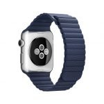 Bracelet Magnetic Leather 38mm For Apple Watch Blue Color