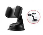 Mobile holder 360 Degree installed in the glass or the dashboard or air conditioning slot for easy and safe talking and driving - B24