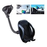 ⁦حامل موبايل للسيارة قابل للانحناء 360 درجة متوافق مع جميع الأجهزة - B23 - أسود⁩ - الصورة ⁦3⁩