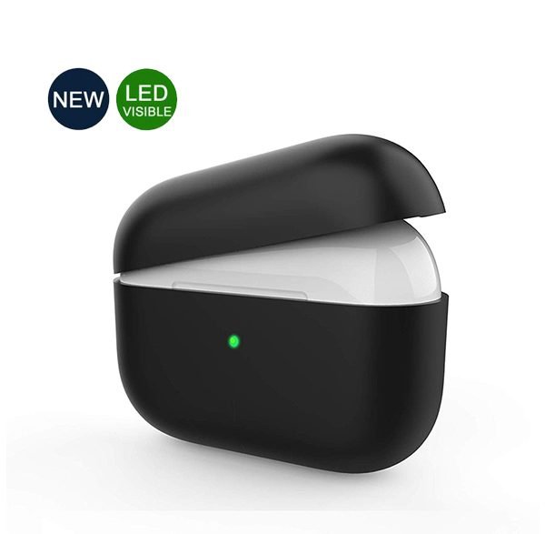 Protective Silicone AirPods Pro Case separate head Black Color