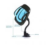 Mobile holder 360 Degree For car compatible with all Mobile - B23 - Blue - Image 2