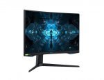 Samsung Odyssey QLED Curved Gaming Monitor, Flicker Free, 27 Inches - LC27G75TQSMXZN
