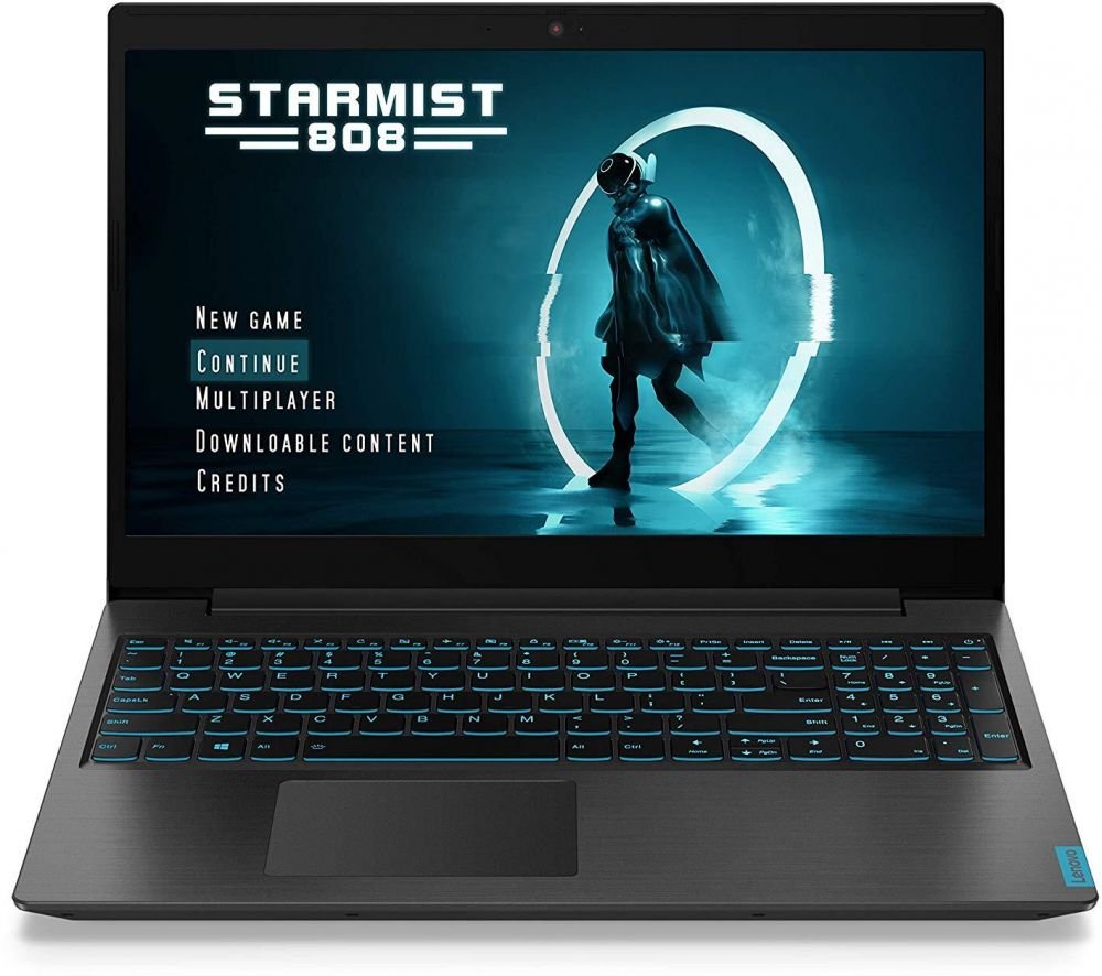 item_XXL_75058811_775bb7e96da28 Lenovo IdeaPad L340 Gaming Laptop, 15.6-Inch FHD IPS Display, Intel Core i5-9300H Processor, 8GB RAM, 1TB HDD, 256GB SSD, NVIDIA GeForce GTX 1050 3GB GDDR5, Dos, Black - Image 1