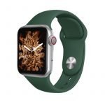 MC57 ساعة ذكية 40MM-SERIES 6 شاشة تتش بالكامل تدعم اللغة العربية تقوم بقياس نسبة الأكسجين في الدم ونبطات القلب وضغط الدم وتنبيهات المكالمات والرسائل متوافقة مع Android و IOS لون أخضر