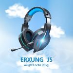 Gaming Headset ERXUNG - j5 For Mobile & Playstation & Computer With Microphone And Led Light - Stereo Surround Sound - Image 7