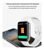 S216 Smart Watch with Oxygen level-heart rate-Blood pressure - Calls & Messages Compatible with Android and iOS Silver Color - Image 5