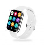 S216 Smart Watch with Oxygen level-heart rate-Blood pressure - Calls & Messages Compatible with Android and iOS Silver Color