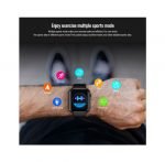 D28 Smart Watch Touch Screen Compatible with Android and iOS - Black - Image 2