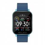 MT28 Smart Watch with Body Temperature-Oxygen level-Measures heart rate-Blood pressure - Calls & Messages Compatible with Android and iOS Blue Color - Image 3
