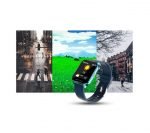 MT28 Smart Watch with Body Temperature-Oxygen level-Measures heart rate-Blood pressure - Calls & Messages Compatible with Android and iOS Blue Color - Image 5