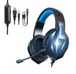 Gaming Headset ERXUNG - j5 For Mobile & Playstation & Computer With Microphone And Led Light - Stereo Surround Sound