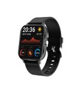 GTS Smart Watch with oxygen level-heart rate-Blood pressure-Massages & Calls Compatible with Android and iOS Black Color