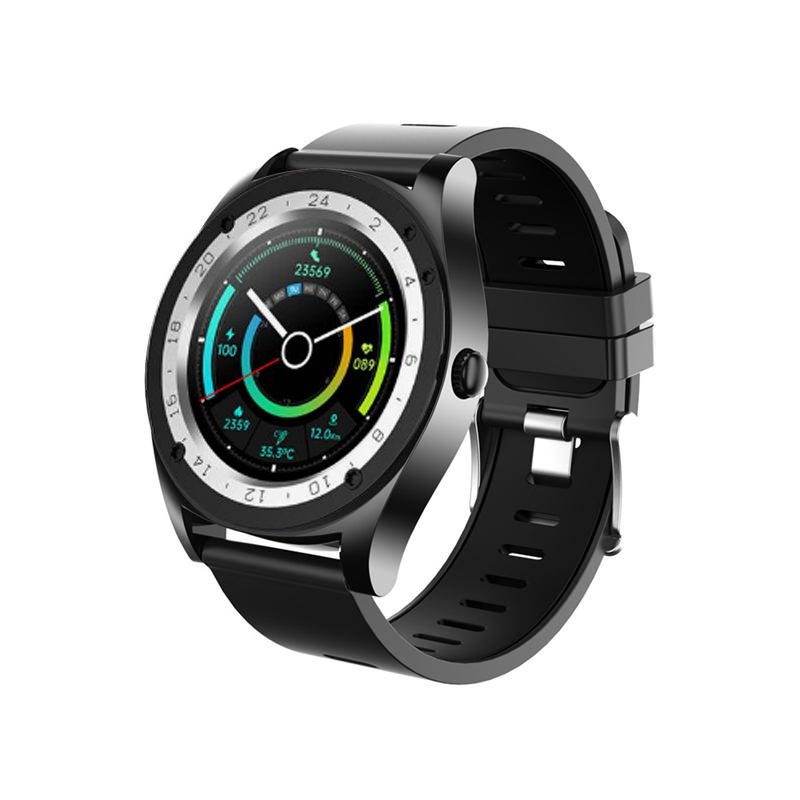 fcykjufgik M10s Smart Watch with Body Temperature-oxygen level-heart rate-Blood pressure-Massages & Calls Compatible with Android and iOS Black Color - Image 1