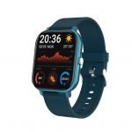 ساعة ذكية GTS تقوم بقياسم نسبة الأكسجين في الدم و قياس نبطات القلب وضغط الدم وتنبيهات المكالمات والرسائل متوافق مع نظامي Android و IOS لون أزرق