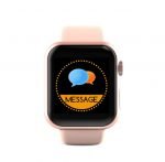 D28 Smart Watch Touch Screen Compatible with Android and iOS - Gold - Image 3