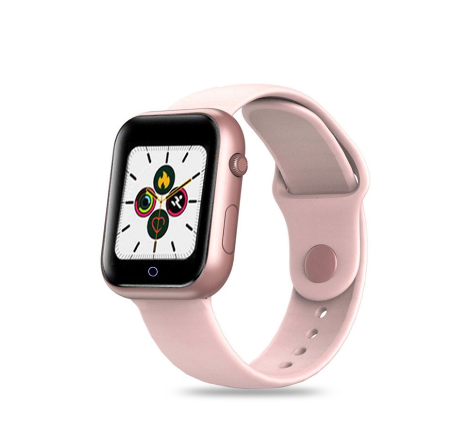 ghvku (3) D28 Smart Watch Touch Screen Compatible with Android and iOS - Gold - Image 1