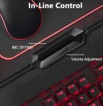 Gaming Headset ERXUNG - j5 For Mobile & Playstation & Computer With Microphone And Led Light - Stereo Surround Sound - Image 8