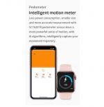 G63L Smart Watch with Body Temperature-oxygen level-heart rate-Blood pressure-Massages & Calls Compatible with Android and iOS Rose Gold Color - Image 3