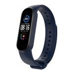 New M5 Smart Watch Touch screen compatible with Android and iOS - Blue