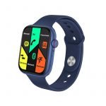 FR99 Pluse ساعة ذكية 44MM-SERIES 6 شاشة تتش بالكامل جميع زراير الساعة تعمل  مع 2 سوار قماش و سيليكون تدعم اللغة العربية ومتوافقة مع  Android و IOS لون أزرق