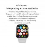 U78 Smart Watch with Body Temperature-oxygen level-heart rate-Blood pressure-Massages & CallsSupports the Arabic language Compatible with Android and iOS Silver Color - Image 3