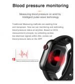 D28 Smart Watch Touch Screen Compatible with Android and iOS - Gold - Image 5