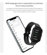 GTS Smart Watch with oxygen level-heart rate-Blood pressure-Massages & Calls Compatible with Android and iOS Black Color - Image 6