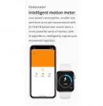 G63L Smart Watch with Body Temperature-oxygen level-heart rate-Blood pressure-Massages & Calls Compatible with Android and iOS Silver Color - Image 2