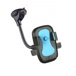 Mobile holder Flexible Auto Close For car compatible with all Mobile - ZS-09 - Blue