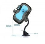 Mobile holder Flexible Auto Close For car compatible with all Mobile - ZS-09 - Blue - Image 8