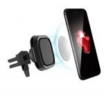 Car Magnet holder installed on the air conditioning slot compatible with all Mobile - ZS-92 - Black