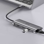 WiWU A11312H USB-C Hub 11 in 1 Multiport Adapter - Gray - Image 8