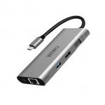 WiWU A11312H USB-C Hub 11 in 1 Multiport Adapter - Gray