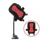 Mobile holder Flexible Auto Close For car compatible with all Mobile - ZS-09 - Red - Image 3