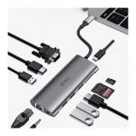 WiWU A11312H USB-C Hub 11 in 1 Multiport Adapter - Gray - Image 2