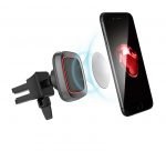 Car Magnet holder installed on the air conditioning slot compatible with all Mobile - ZS-92 - Red