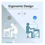 ⁦حامل الكمبيوتر المحمول القابل للتعديل S100 من ويوو⁩ - الصورة ⁦3⁩