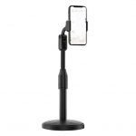 حامل مكتبي بقاعدة معدن للبث المباشر والتصوير الاحترافي قابل للتعديل مع استدارة 360 درجة مع 2 حامل للموبايل متوافق مع جميع الأجهزة - L7