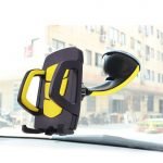 Mobile holder For car compatible with all Mobile -WH-07 - Yellow
