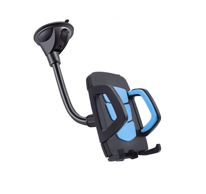 حامل موبايل مرن للسيارة  قابل للانحناء 360 درجة متوافق مع جميع الأجهزة - WH-08 لون أزرق
